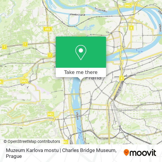Muzeum Karlova mostu | Charles Bridge Museum map