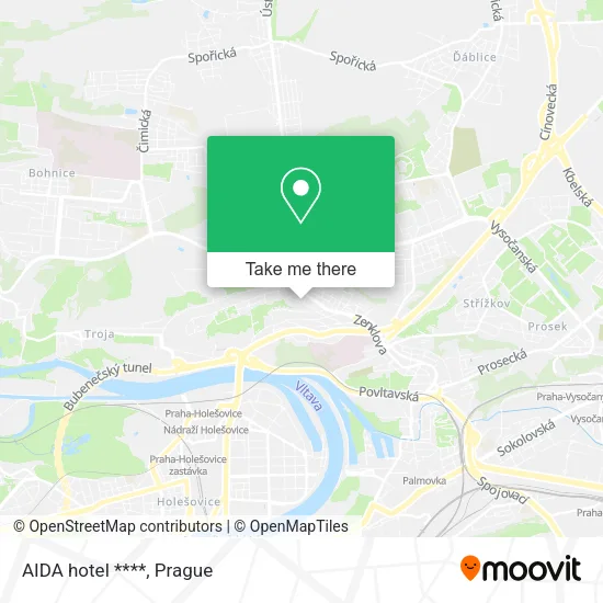 AIDA hotel **** map