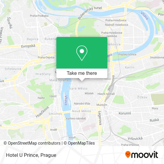 Карта Hotel U Prince