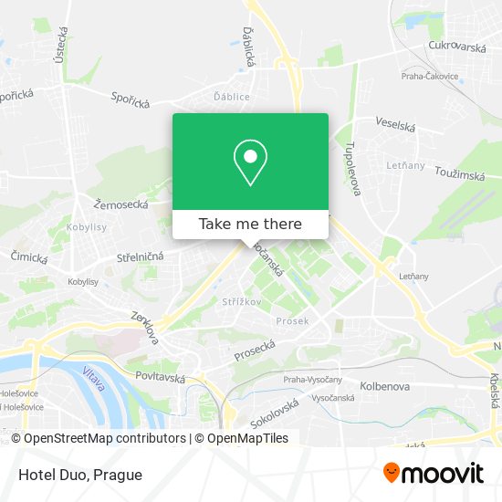 Hotel Duo map