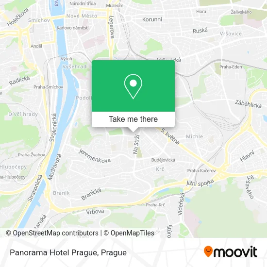 Карта Panorama Hotel Prague