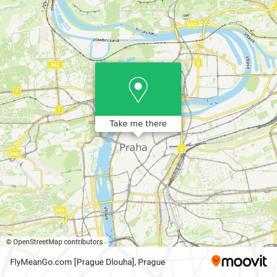 FlyMeanGo.com [Prague Dlouha] map