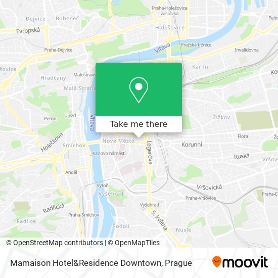 Mamaison Hotel&Residence Downtown map