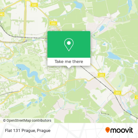 Flat 131 Prague map
