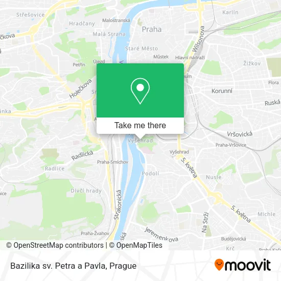 Карта Bazilika sv. Petra a Pavla