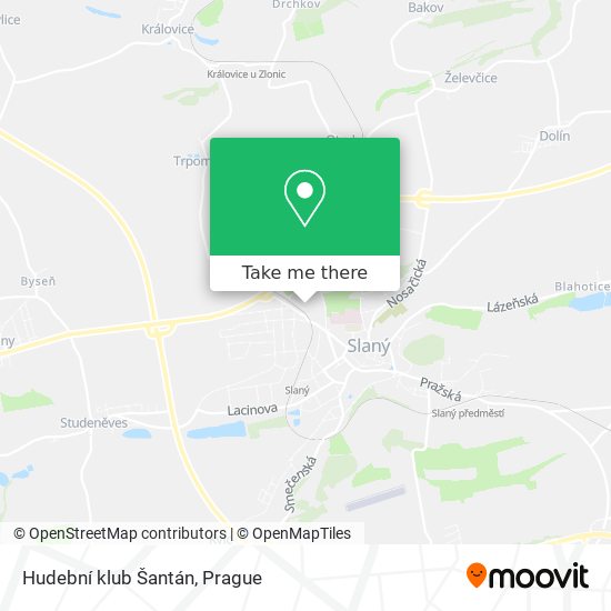 Hudební klub Šantán map