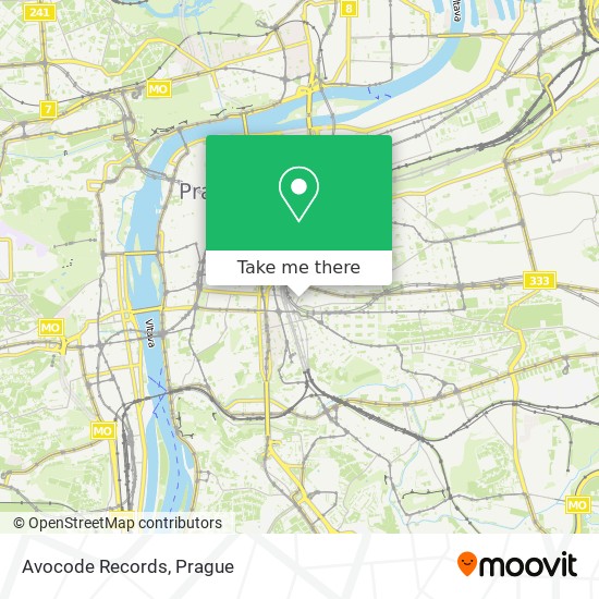 Карта Avocode Records