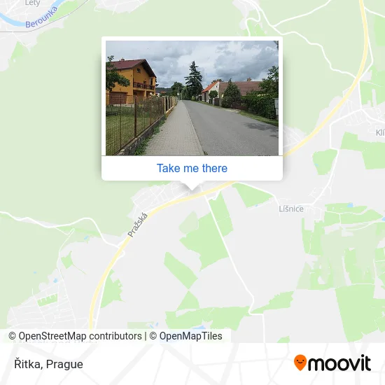 Карта Řitka