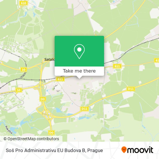 Soš Pro Administrativu EU Budova B map