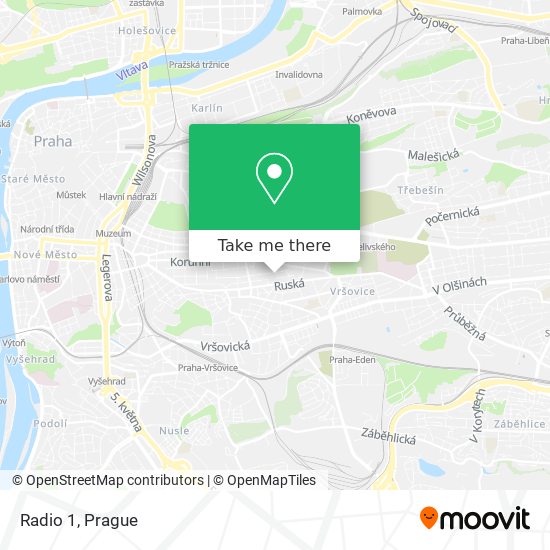 Radio 1 map