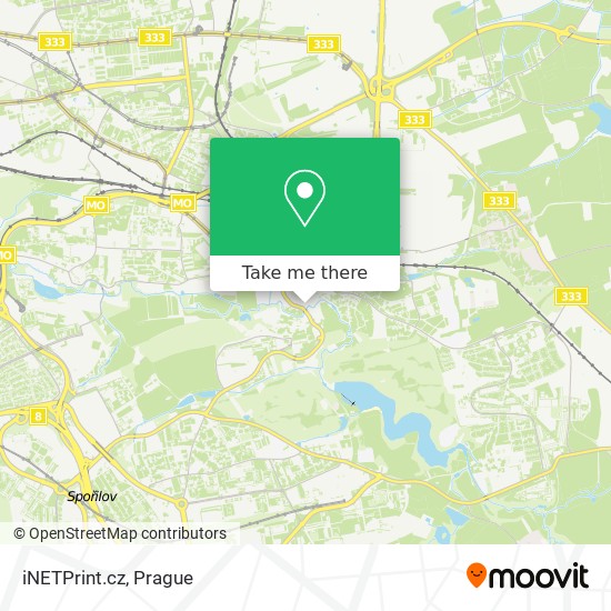iNETPrint.cz map