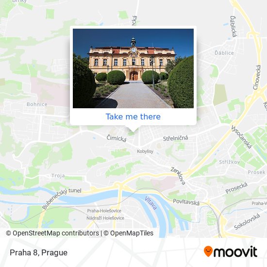 Карта Praha 8