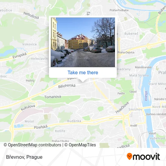 Карта Břevnov