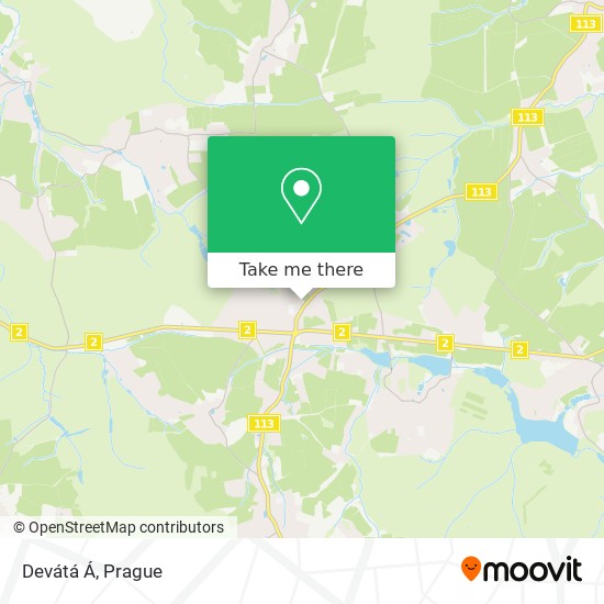 Devátá Á map