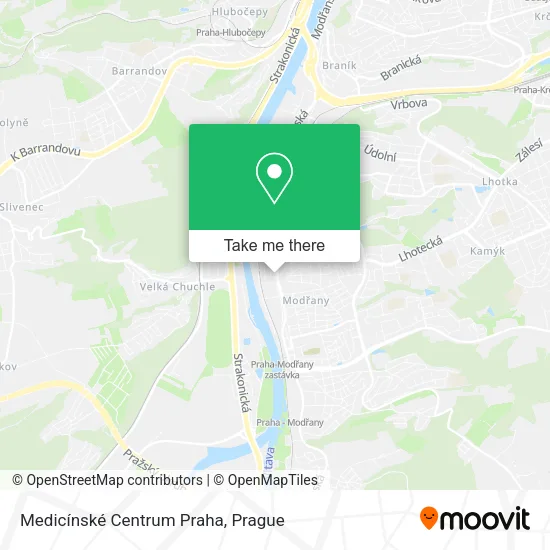 Карта Medicínské Centrum Praha