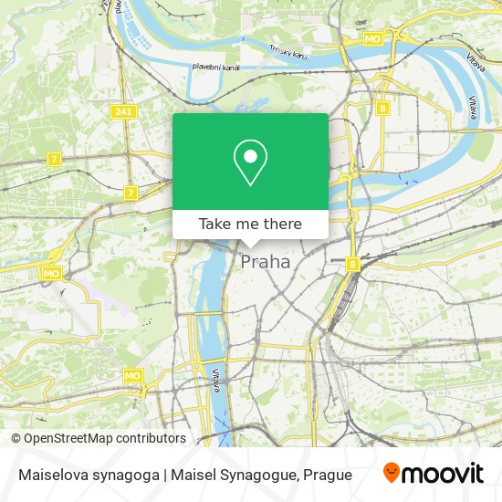 Maiselova synagoga | Maisel Synagogue map