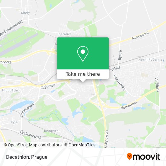 Decathlon map