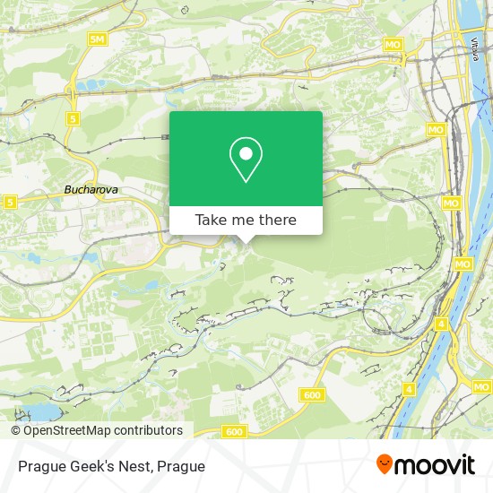 Prague Geek's Nest map