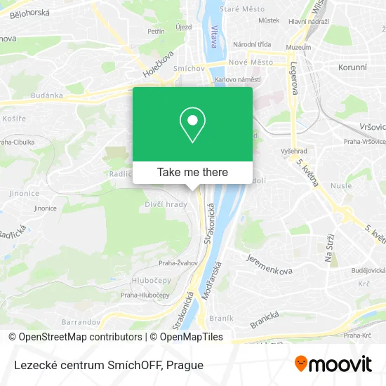 Карта Lezecké centrum SmíchOFF