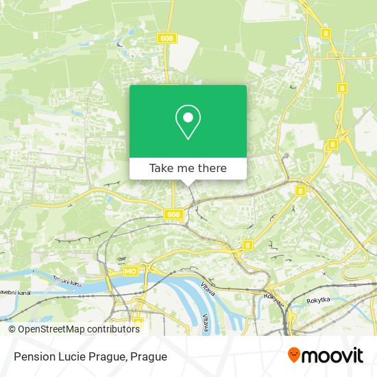 Pension Lucie Prague map