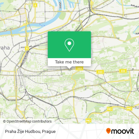 Praha Žije Hudbou map