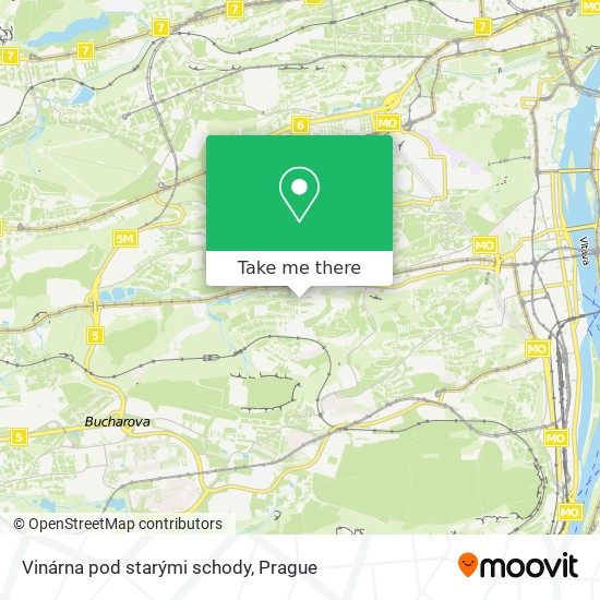 Vinárna pod starými schody map