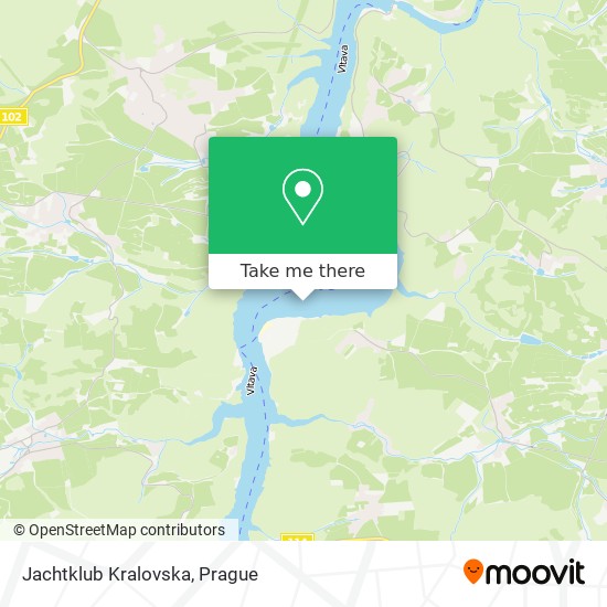 Jachtklub Kralovska map