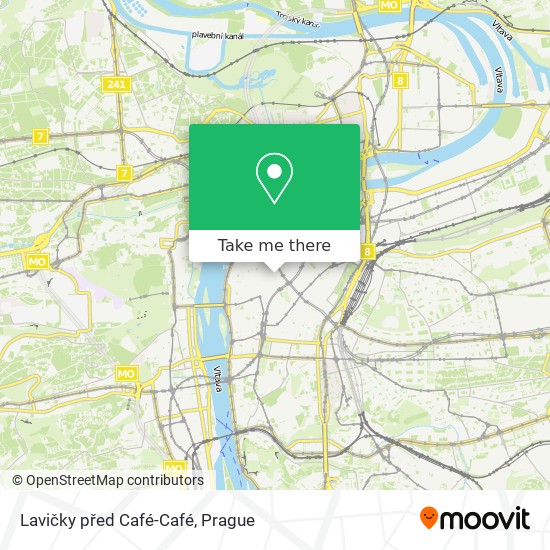 Lavičky před Café-Café map