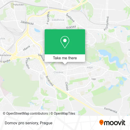 Карта Domov pro seniory