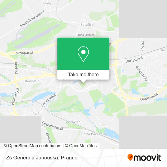 Карта Zš Generála Janouška