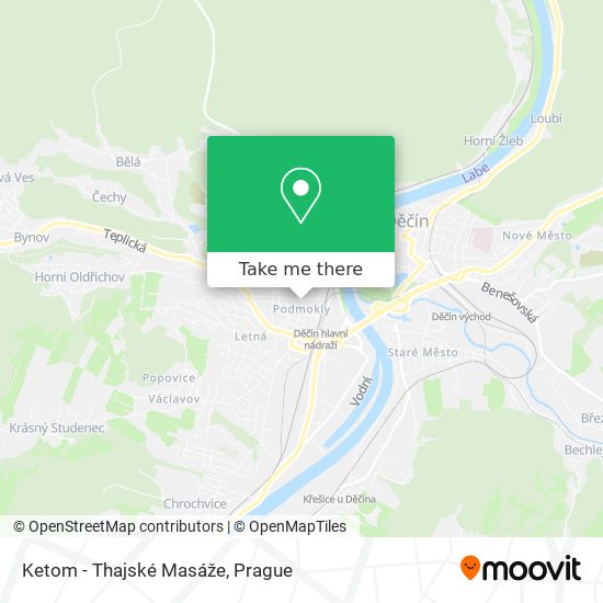 Ketom - Thajské Masáže map