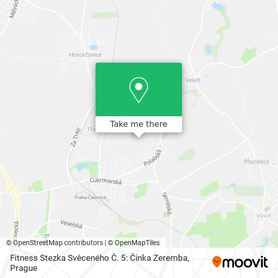 Fitness Stezka Svěceného Č. 5: Činka Zeremba map