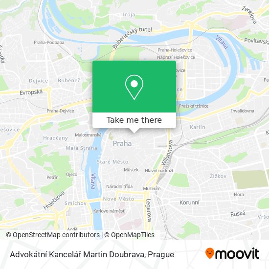 Advokátní Kancelář Martin Doubrava map