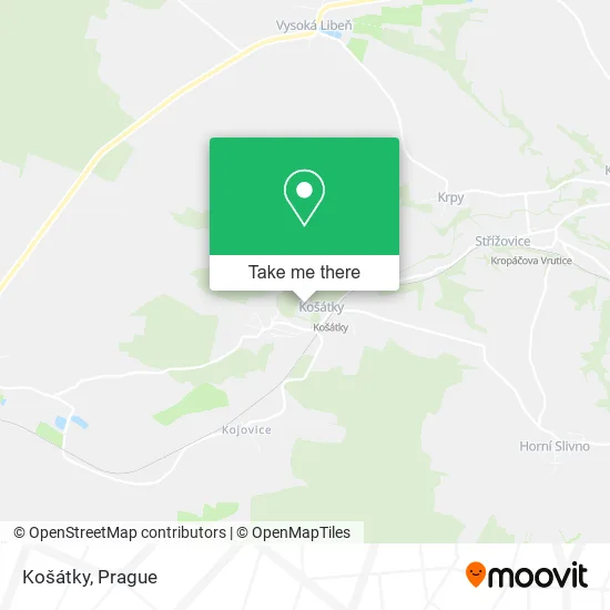 Карта Košátky