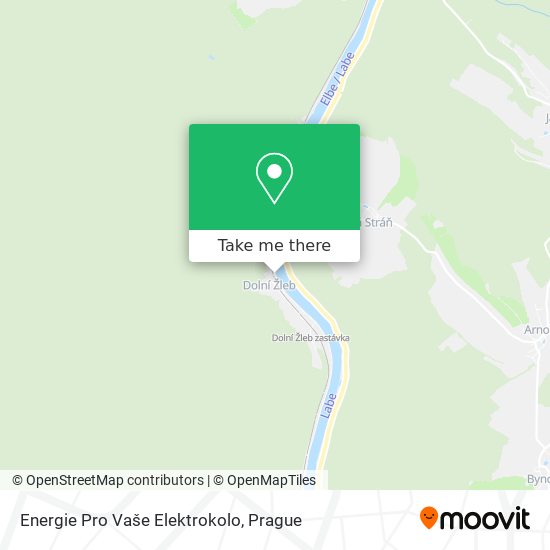 Energie Pro Vaše Elektrokolo map