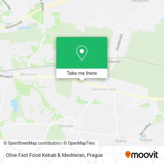 Карта Olive Fast Food Kebab & Mediteran