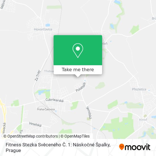 Fitness Stezka Svěceného Č. 1: Náskočné Špalky map