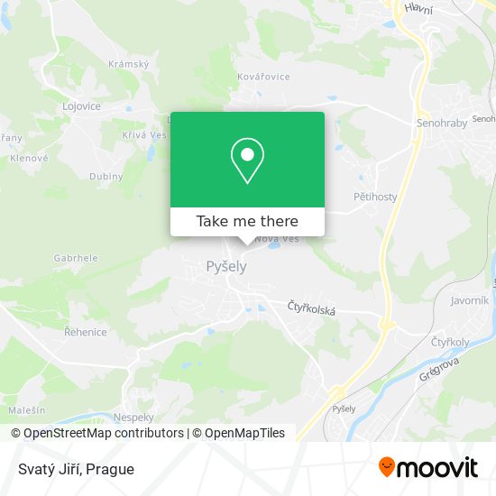 Svatý Jiří map