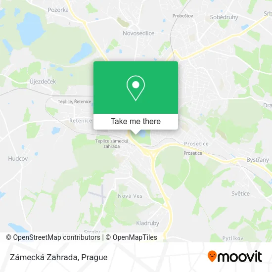 Карта Zámecká Zahrada