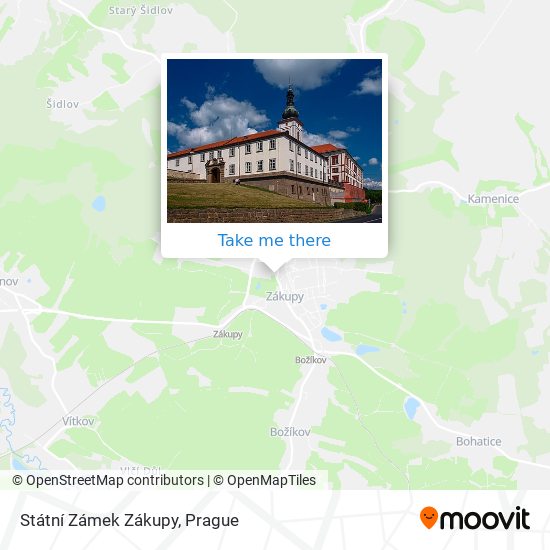 Státní Zámek Zákupy map
