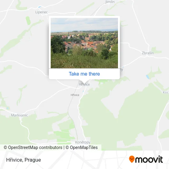Карта Hřivice
