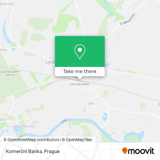 Komerční Banka map