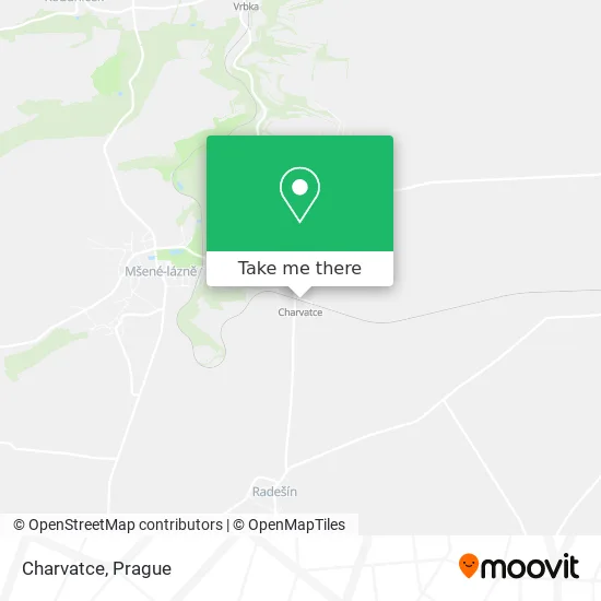 Карта Charvatce