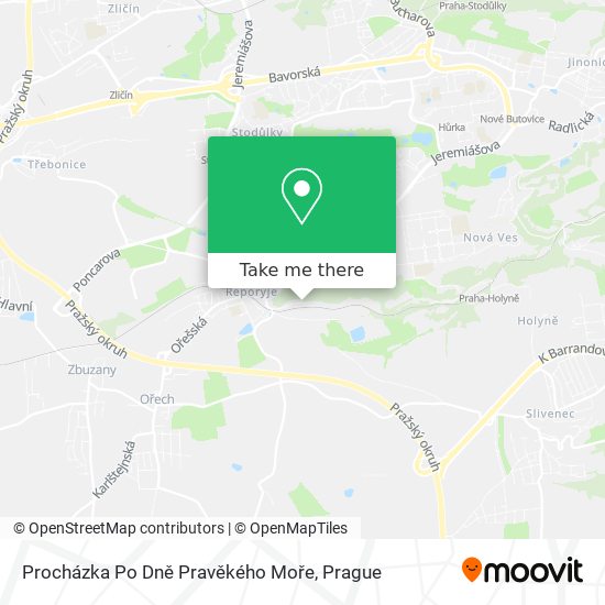 Procházka Po Dně Pravěkého Moře map