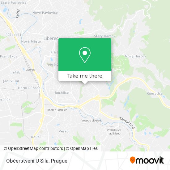 Občerstvení U Sila map