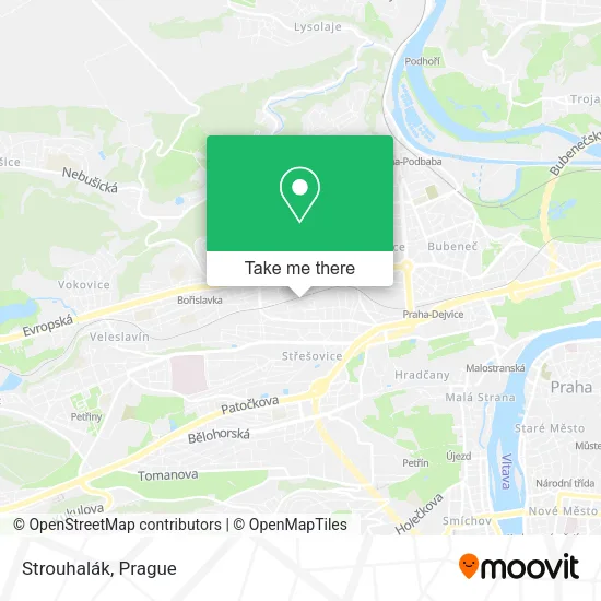 Карта Strouhalák