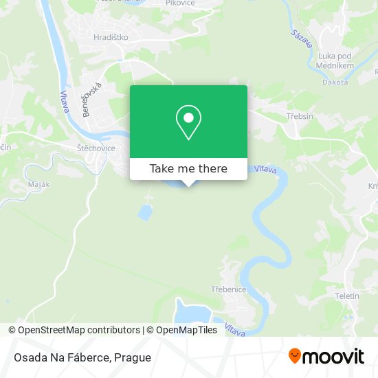 Osada Na Fáberce map