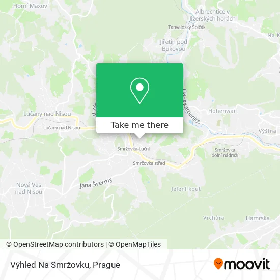 Карта Výhled Na Smržovku