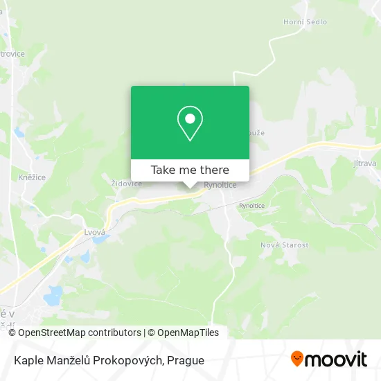 Карта Kaple Manželů Prokopových