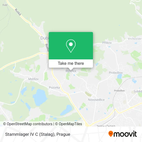 Карта Stammlager IV C (Stalag)